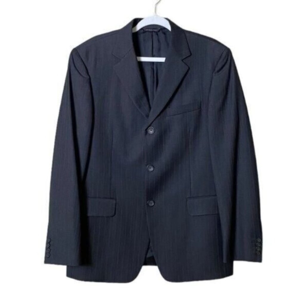 Banana Republic Modern Mens Wool Blazer 42S Made in Italy Academia Career Formal